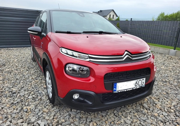 Citroen C3 cena 23500 przebieg: 94000, rok produkcji 2019 z Dobra małe 407
